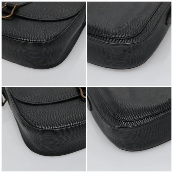 LOUIS VUITTON Epi Saint Cloud GM Shoulder Bag Black Noir M52192 LV Auth 136415 - Picture 14 of 16